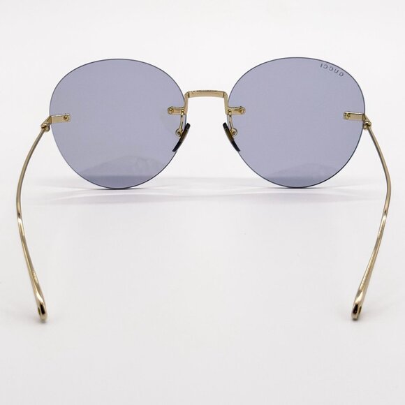 NEW GUCCI SUNGLASSES GG1149S 006 GOLD WOMEN EYEWEAR GUCCI PLUS EARRINGS main image 6